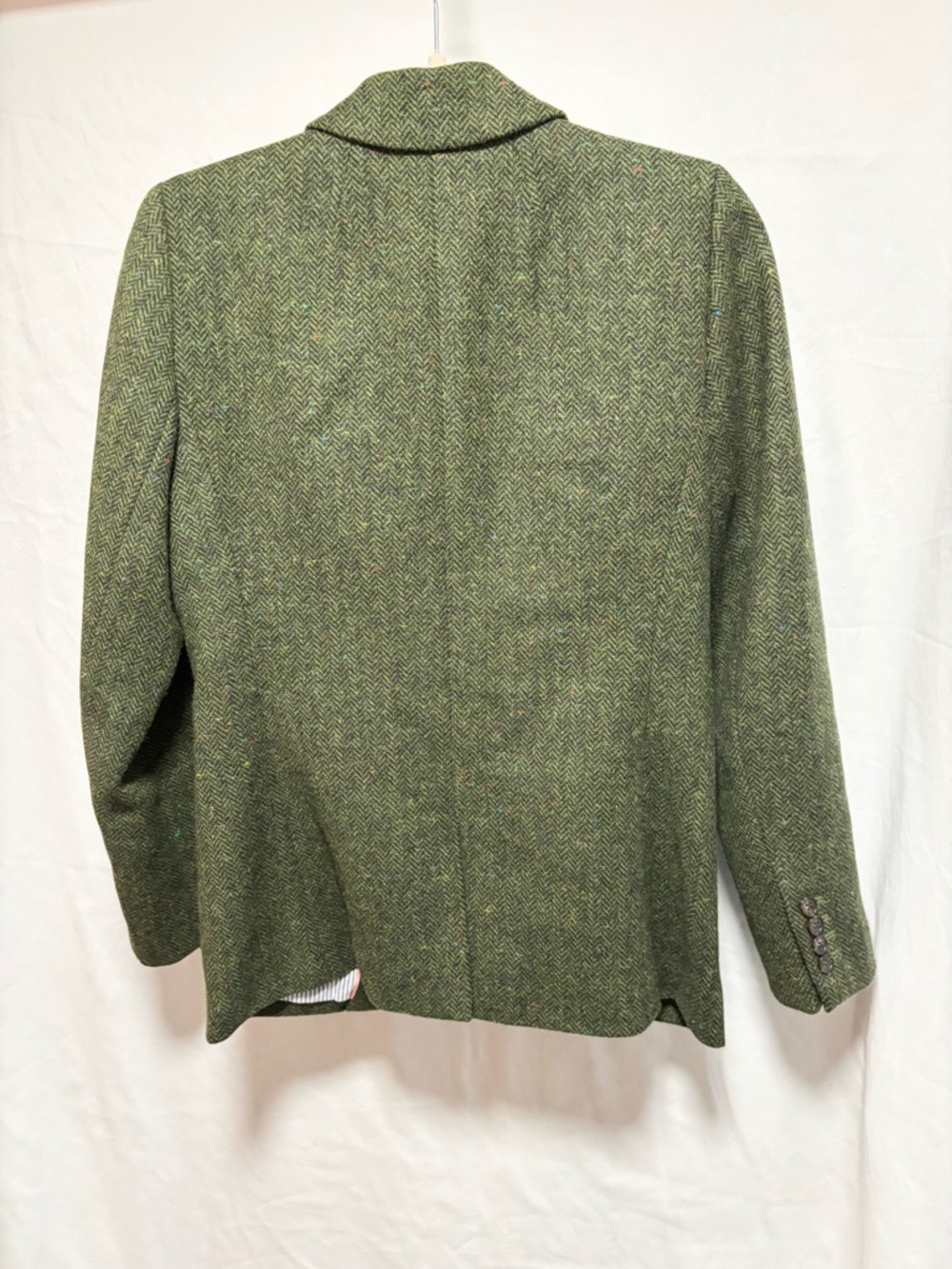 J. Crew Parke Green herringbone Tailored wool Blazer - Picture 6 of 11